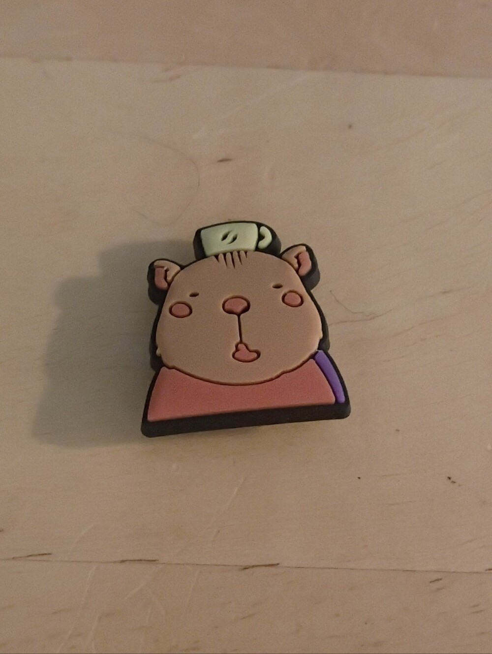 10 for $10 Jibbitz Croc Charms - Capybara w/ Cup on Head 2 - New Shoe Charm